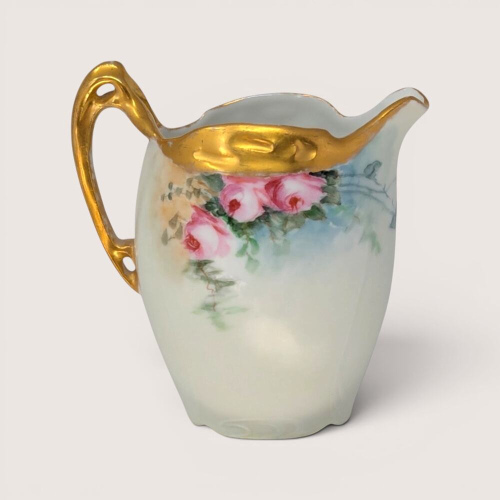Antique RC Bavaria Floral Porcelain Creamer